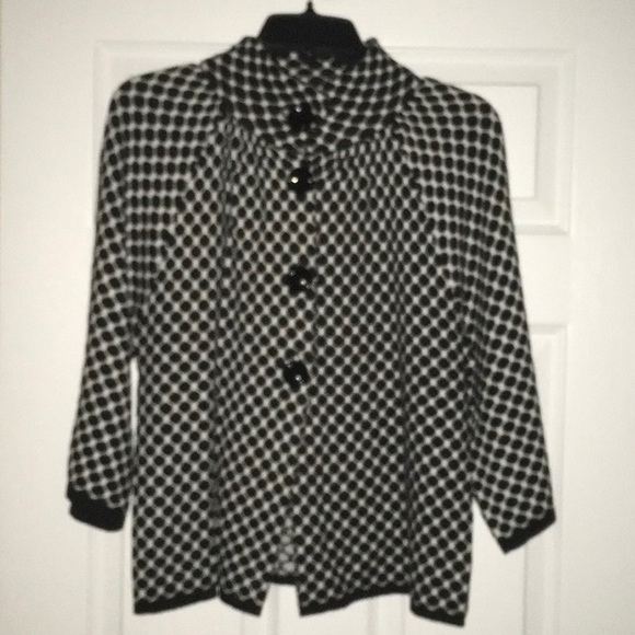 Chico's Sweaters - Chico’s Black and White Sweater